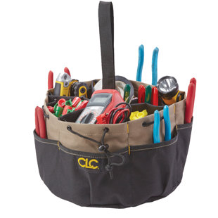22 Pocket Drawstring Bucket Bag
