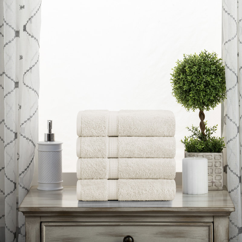 Coton luxueux et hautement absorbant Renata, Crème