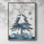 «Christmas Holiday Art CXLVI», reproduction d'art encadrée - bois massif-84892091
