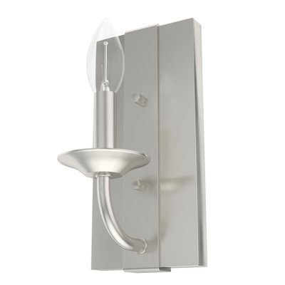 Perch Point Aluminum Candle Wall Light