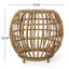 Table d'appoint brune - pièce habilement fabriquée à la main, l 29,50 po x P 29,50 po, H 15,30 po, saveur instantanée de rénovation, travail de précision fait à la main, mise à niveau facile