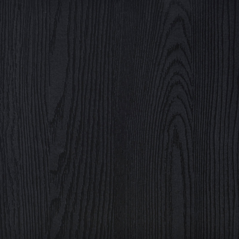 Table basse rectangulaire noire en stratifié