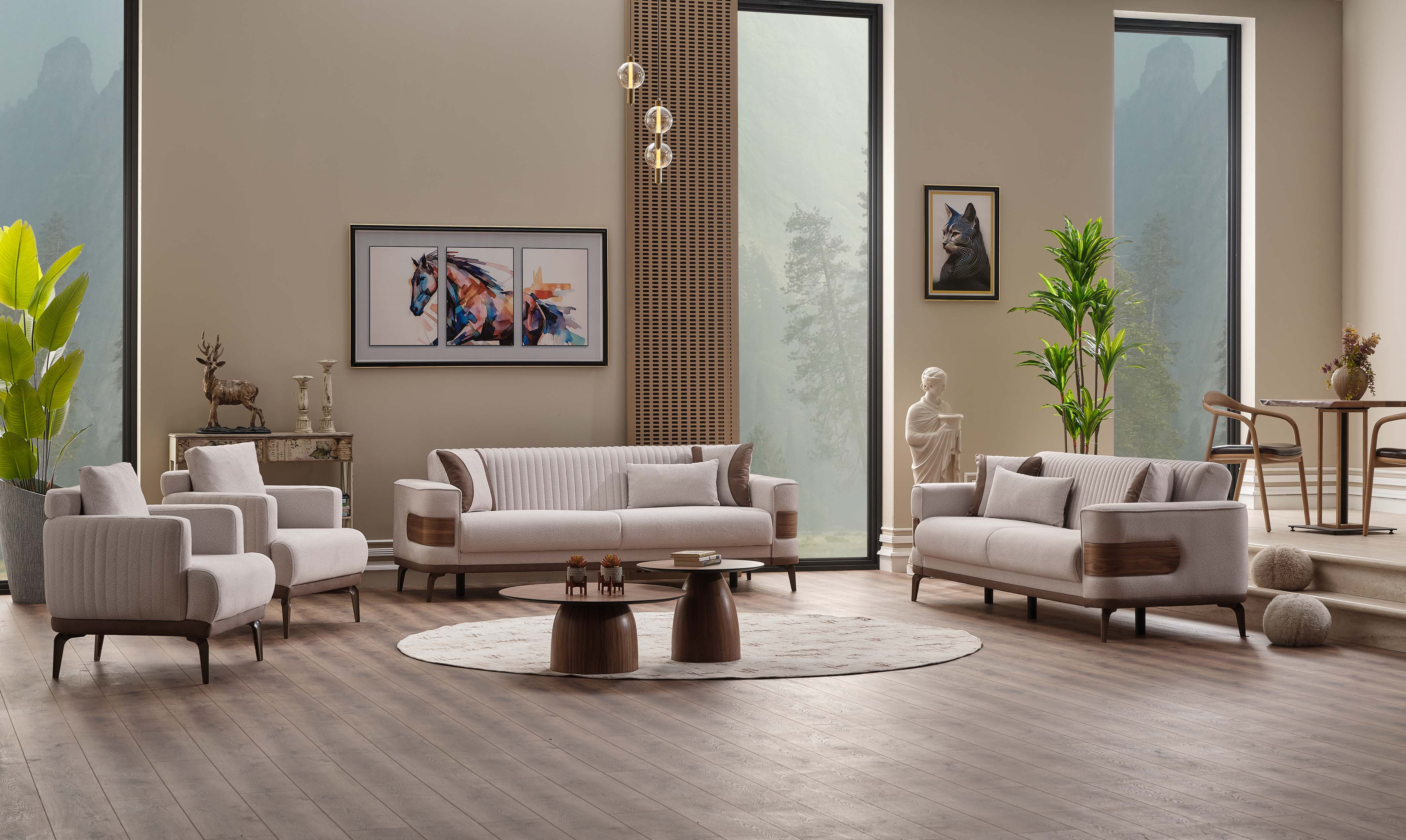 Everly Quinn Hoh 4 - Piece Living Room Set | Wayfair
