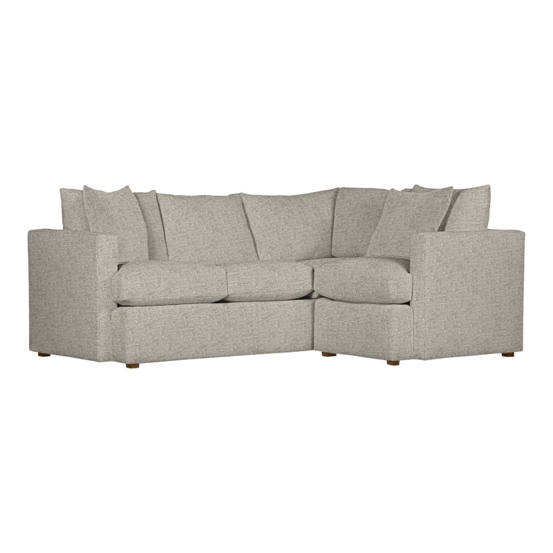 American Bungalow 2-Piece Sectional, Impala Storm, Havana