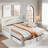 Elegant Extendable Daybed With Two Storage Drawers And Twin Size Trundle-106951702