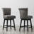 Alanys Swivel Upholstered Counter Stool-1263895270