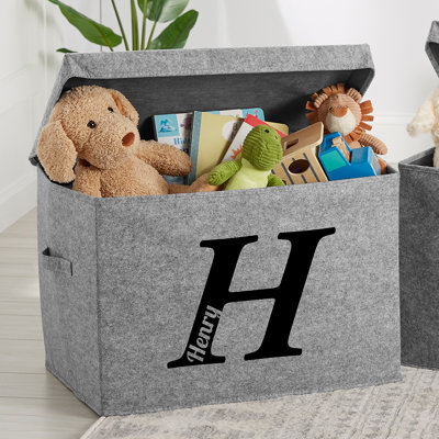 Personalization Mall Customizable Fabric Toy Box | Wayfair