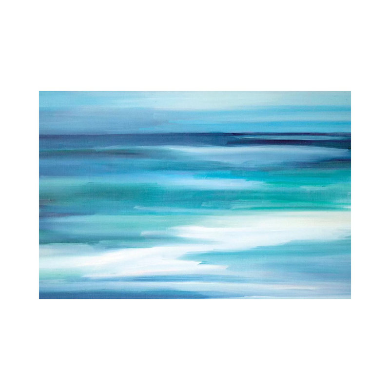Into The Blue by Maxine Shore - Wrapped Canvas Painting, 66.04 cm H x 45.72 cm W x 3.175 cm D