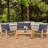Antonion Acacia 4 - Person Patio Conversation Set with Cushions-68908998