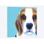« beagles on aqua, square » par kirstin en bois, impression sur toile-31919016-73560130-73560131