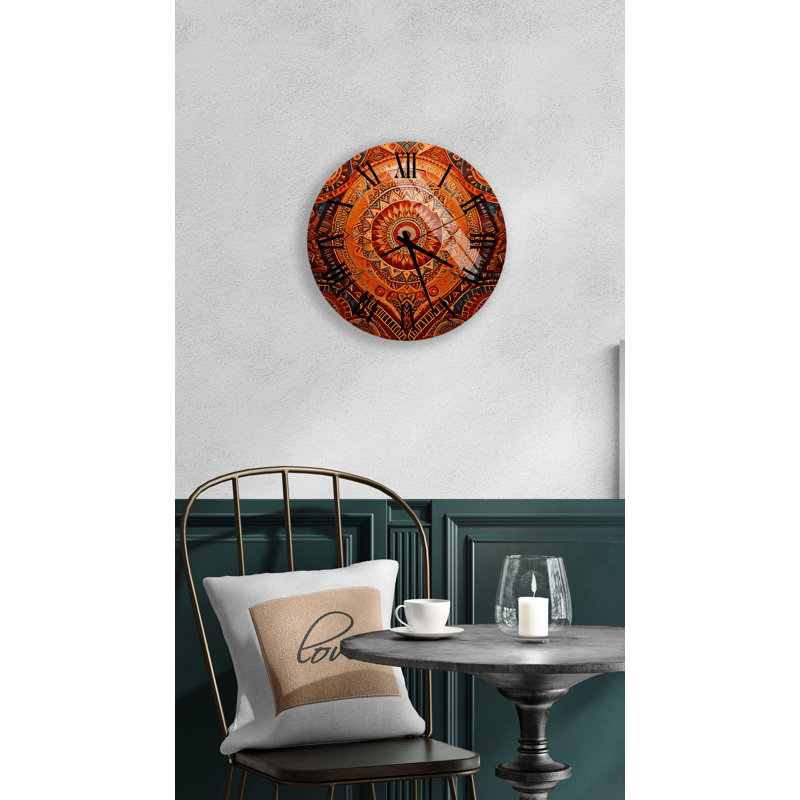Horloge murale bohémienne, Noir