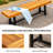 Acacia Outdoor Bench (set Of 2)