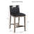 Lyzander Upholstered Faux Leather Counter Stool with Solid Wood Frame-88285003
