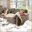 Canapé modulaire ergonomique rembourré en chenille-937134396-937134397