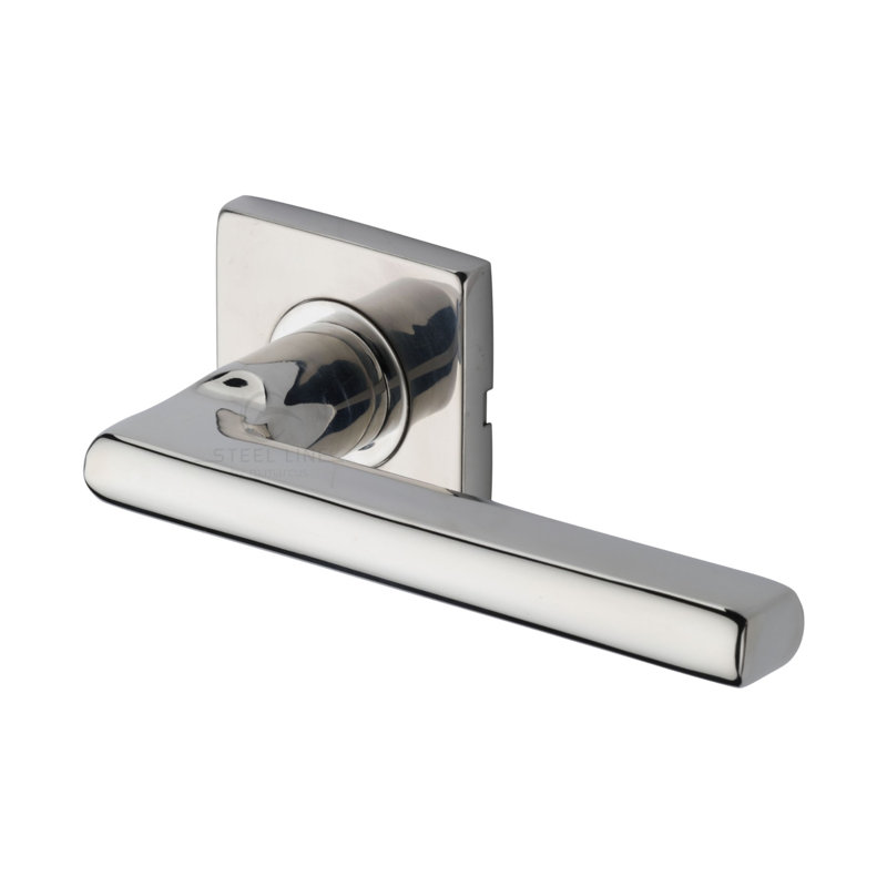 Heritage Brass Apollo Lever On Square Rose, Polished