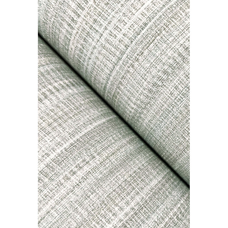 Striped Vinyl Wallpaper Roll, Driftwood