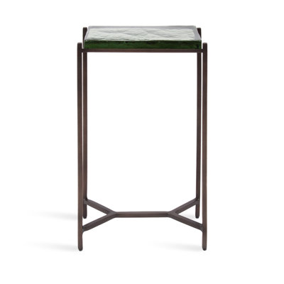 Eveland Decorative Narrow Living Room Side Table for Use as Slim Bedroom Nightstand