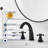 Widespread Bathroom Faucet with Drain Assembly-88623772
