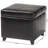 Leitch Faux Leather Ottoman-16388067