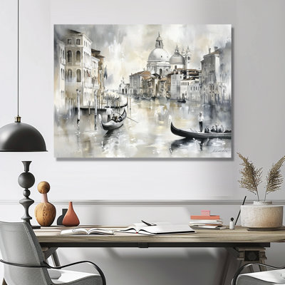 Minimal Venice Grand Canal I - Cityscapes, impression murale sur métal