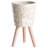 ALIARTOS Handmade Ceramic Elevated Planter