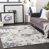 Kolar Power Loom Cream/Blue Rug