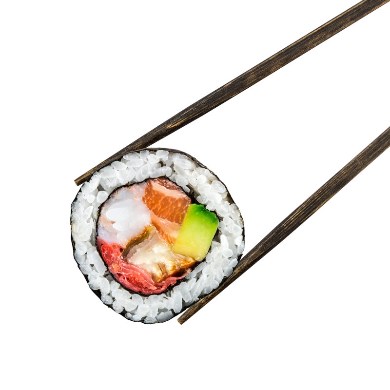 Sushi Roll - Wrapped Canvas Print, 122cm H x 122cm W x 3.8cm D