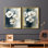 FLORAL Series DXVIII-Premium Framed Print -Ready to Hang - No Nails Required - No Nails Required