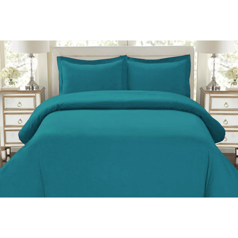 Ensemble de housse de couette, Très grand / Californien, Turquoise