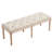 Bedroom Bench, French Vintage Tufted Entryway Bench