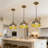31.5"h Dragonfly & Lotus Stained Glass Pendant Light, Antique Bronze Iron Frame, E26 Bulb Included