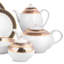 Théière antique en porcelaine de Bohème