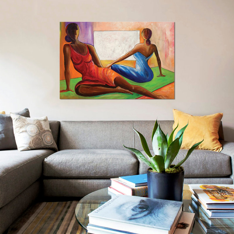 « réflexions », impression sur toile, H 8 po x l 12 po x P 0,75 po, Pas de tapis, Toile tendue