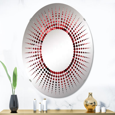 Miroir mural oval