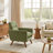Robertia 32.68" W Upholstered Tufted Armchair-128922807