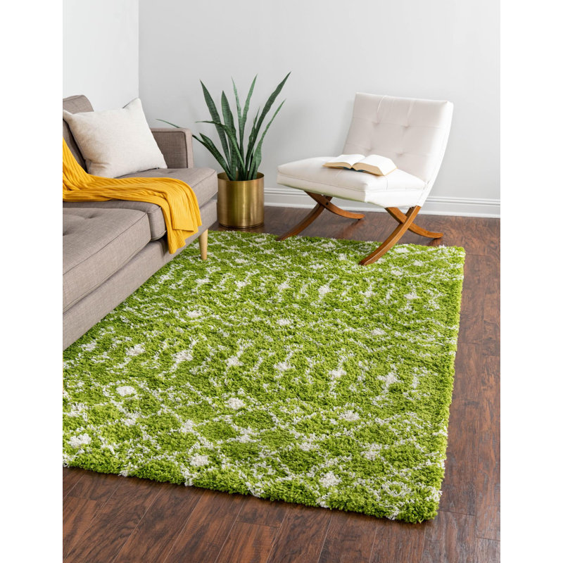 Tapis à poils longs Griego, Rectangle 4 pi 1 po x 6 pi 1 po