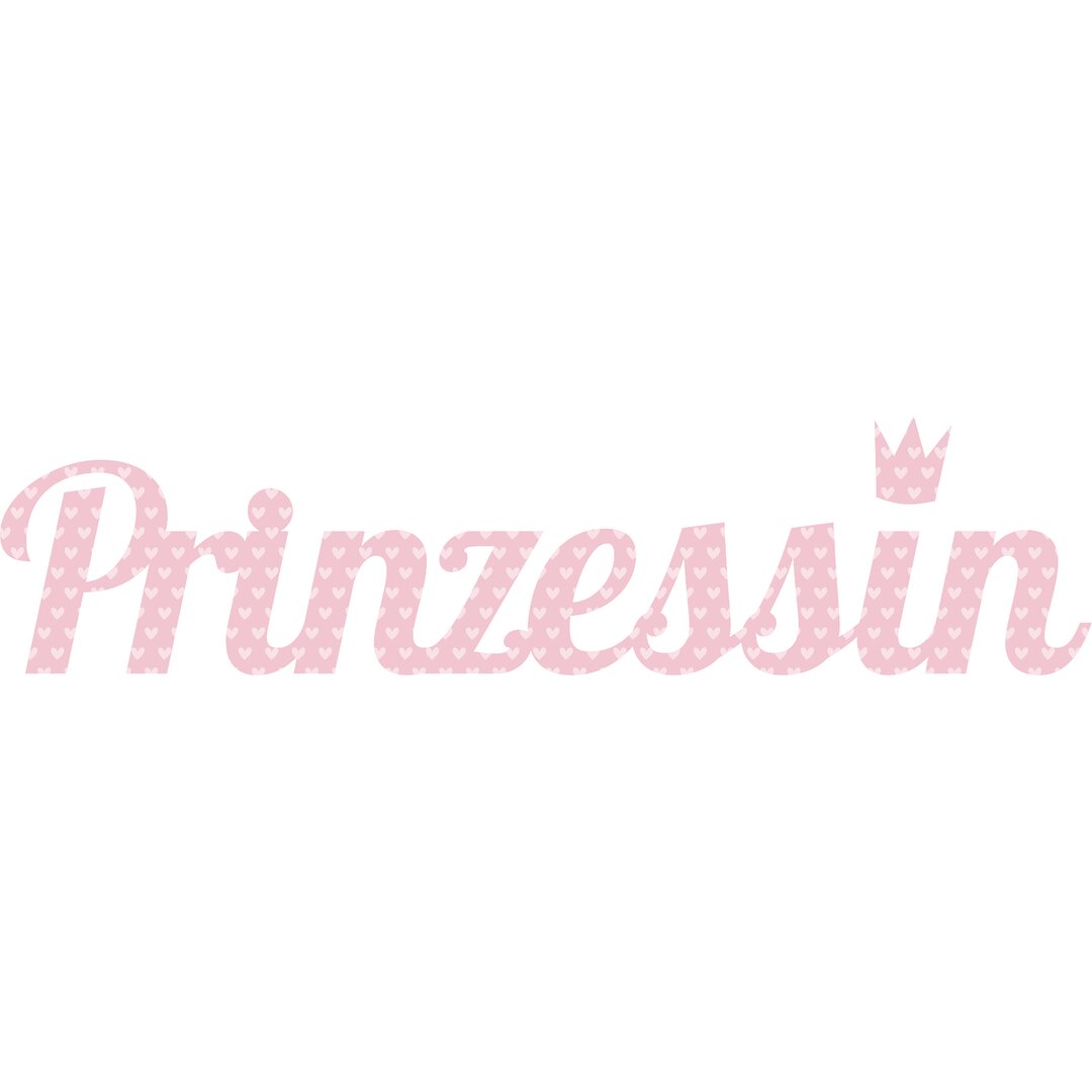 Wanddekoration Prinzessin