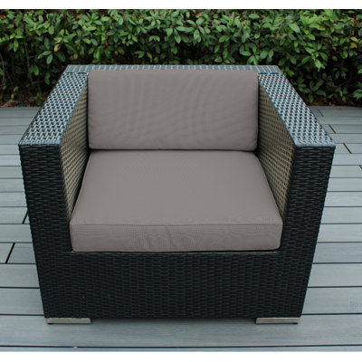 Fauteuil club avec coussins Club