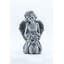 Statue ange a genou tenant des fleurs