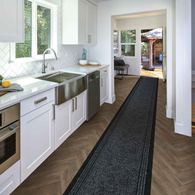 Runner Ahron Solid Colour Area Rug