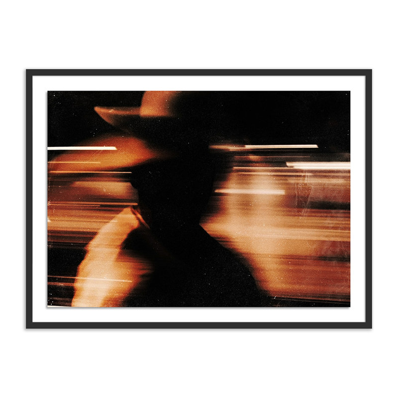 Shadow Print by Coup D'Esprit, Black, 24" H x 32" W x 1.5" D