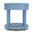 Kishia Blue Round End Table-756518098