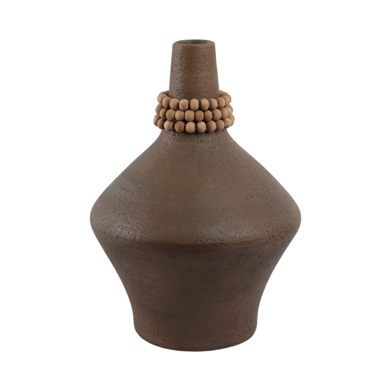 Tutwell Handmade Clay Table Vase, 13" H x 9" W x 9" D