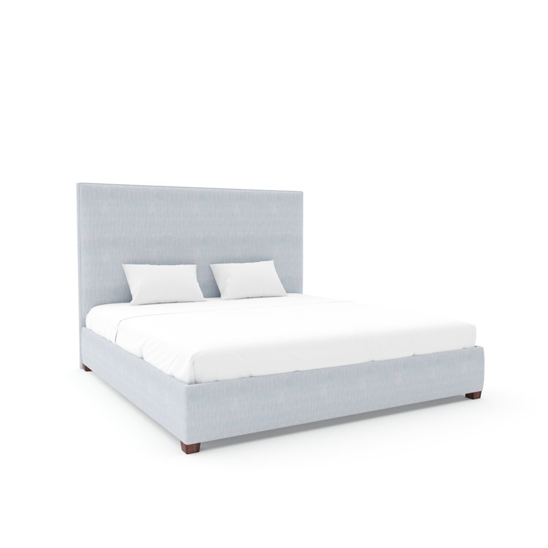 Lindley Bed With 11" Rails, Espresso, Queen, Maestro Ultra Performance Cloud