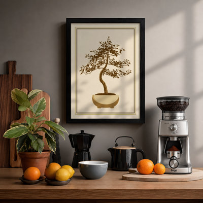 Bonsai In Stillness Japandi - Print