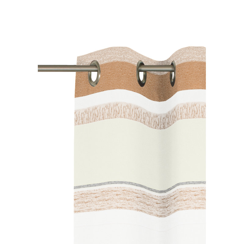 Pennington Room Darkening Curtain Single Panel, 135cm Width x 245cm Drop, Orange