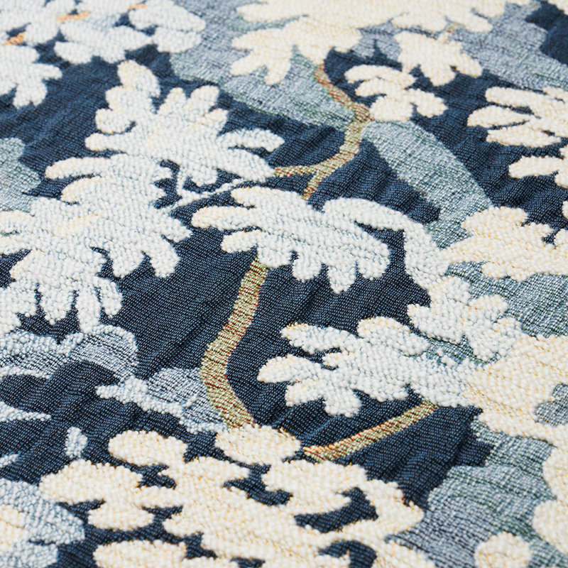 Verdure Tapestry Fabric, Blue