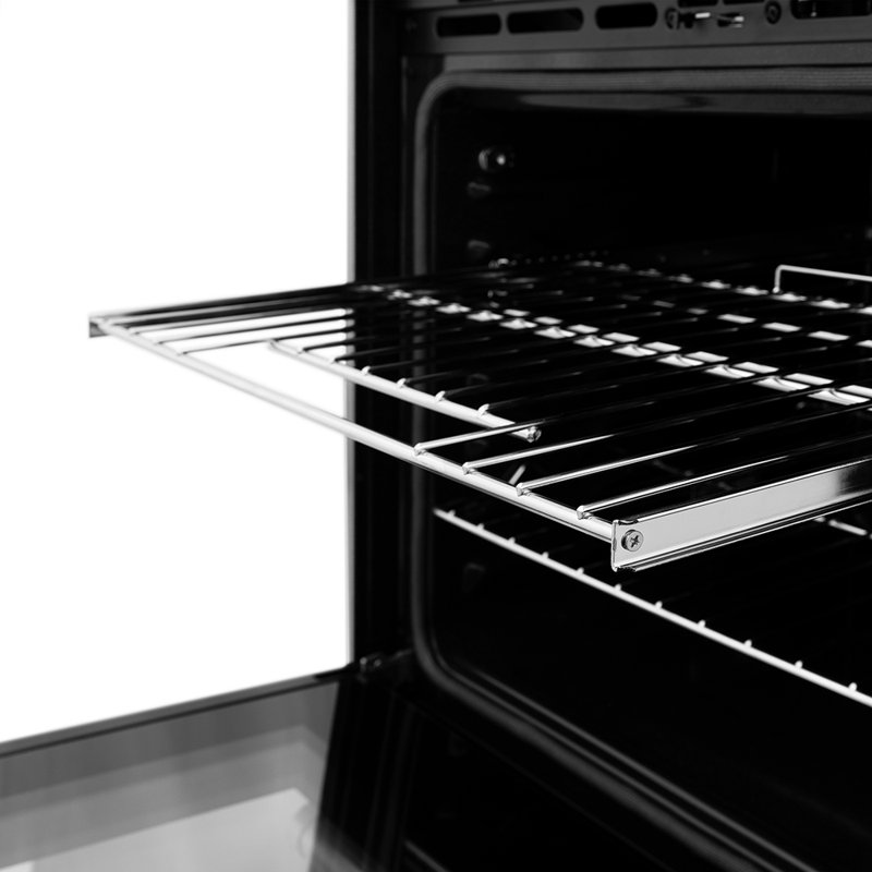 ZLINE Autograph 30 in. True Convection Double Wall Oven in Satin Steel with Nickel Helix Handles