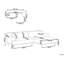 HOLT 3 Seater Corner Sofa-110603698
