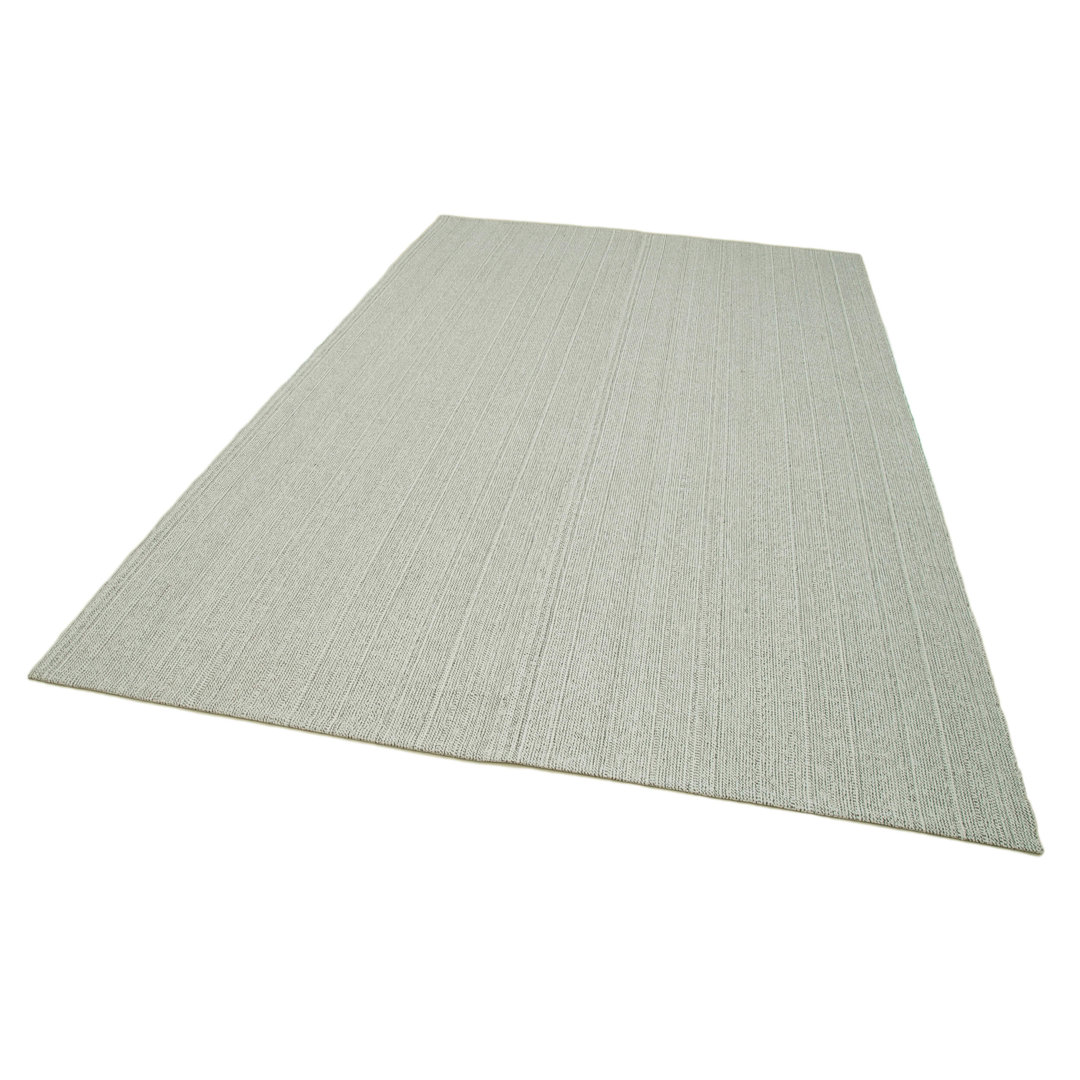 Vintage Flatweave Beige Vintage Wool Handmade Area Rug
